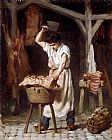 Famous Jeune Paintings - Le jeune boucher